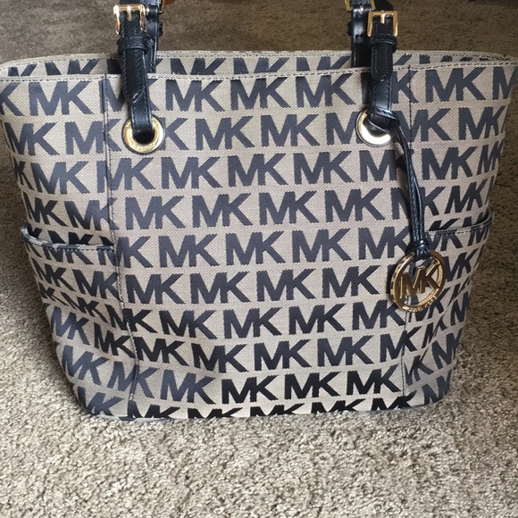 Michael kors monogram grey Clearance